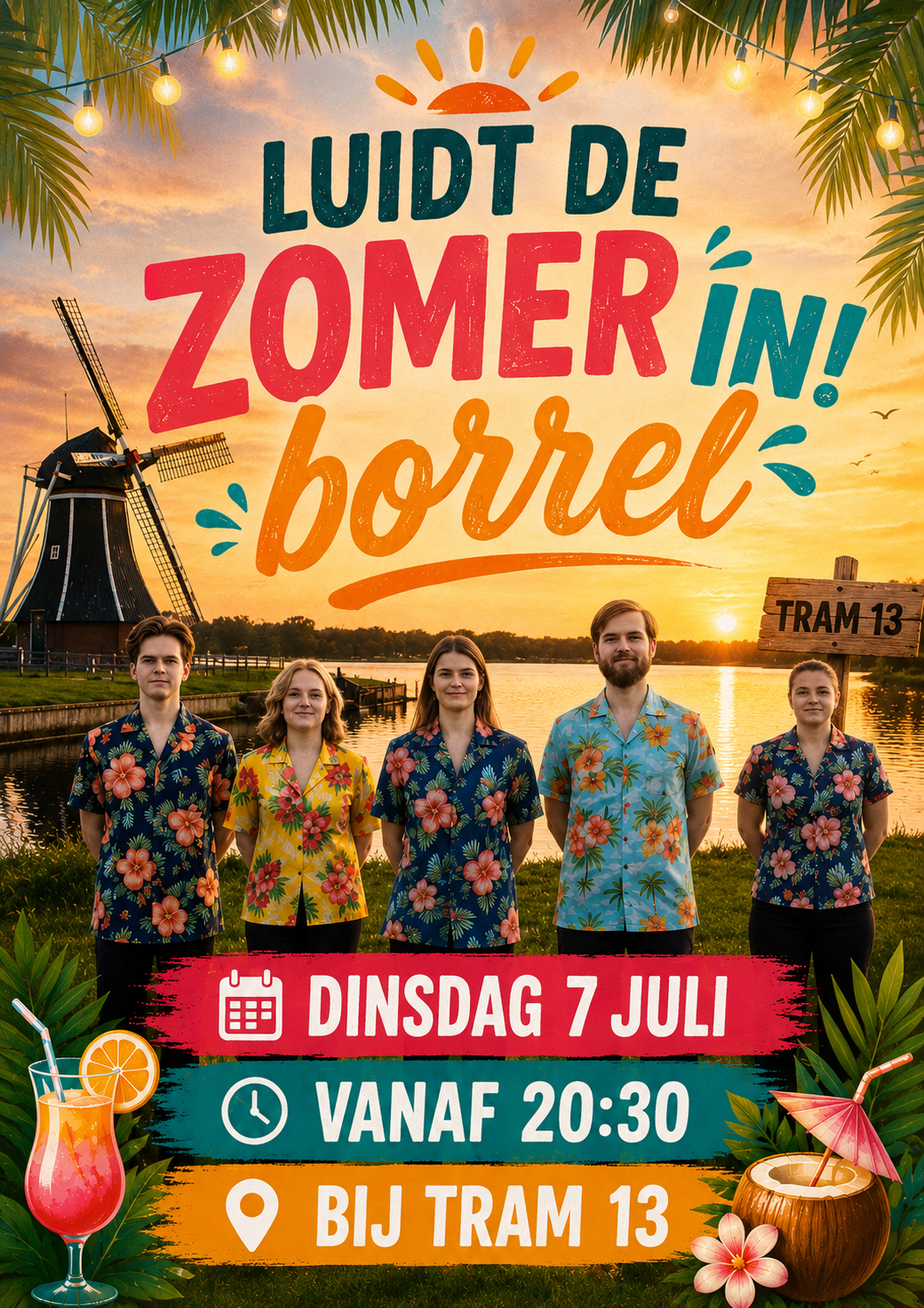 Luidt de zomer in borrel