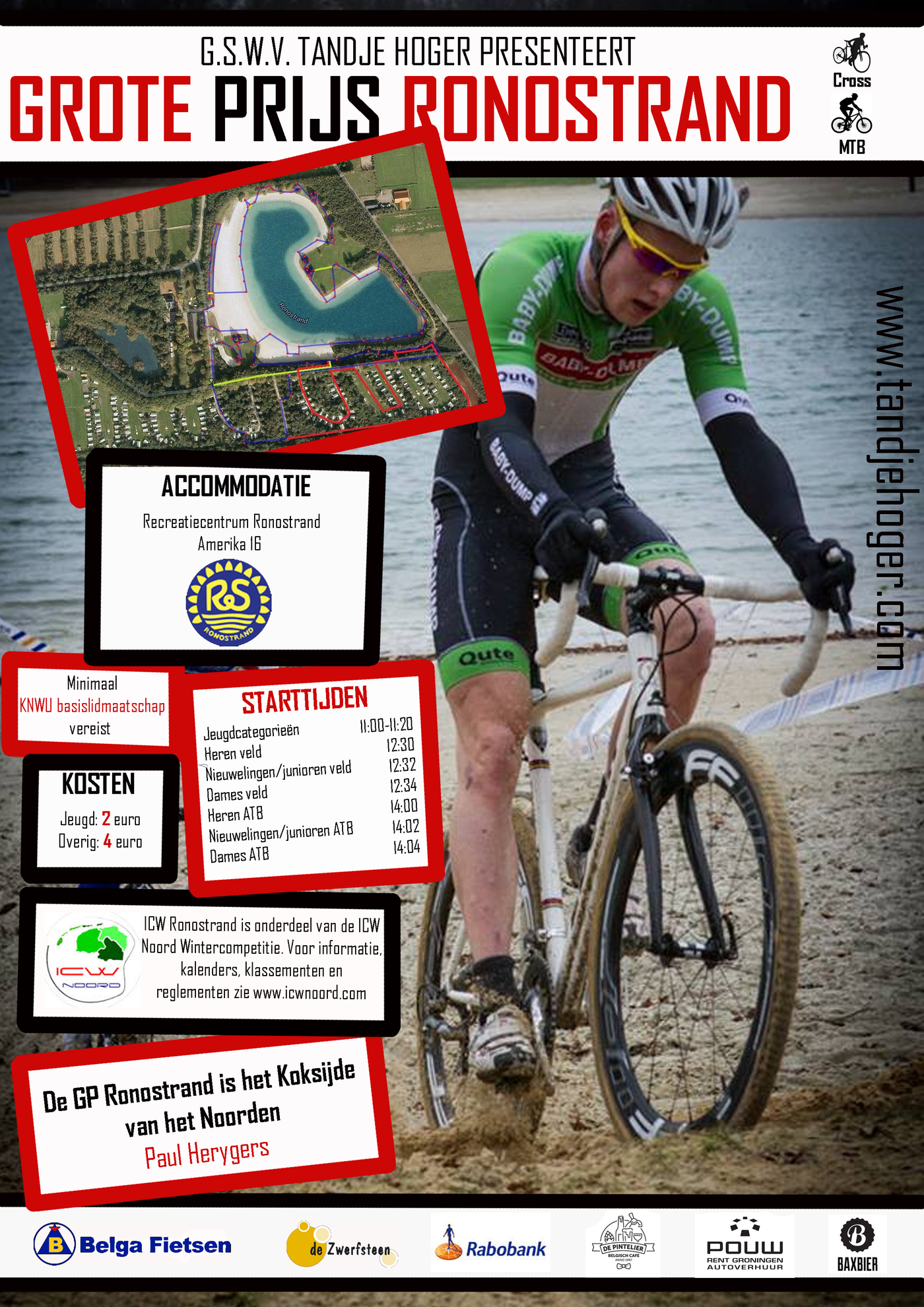 ICW Ronostrand: Parcours